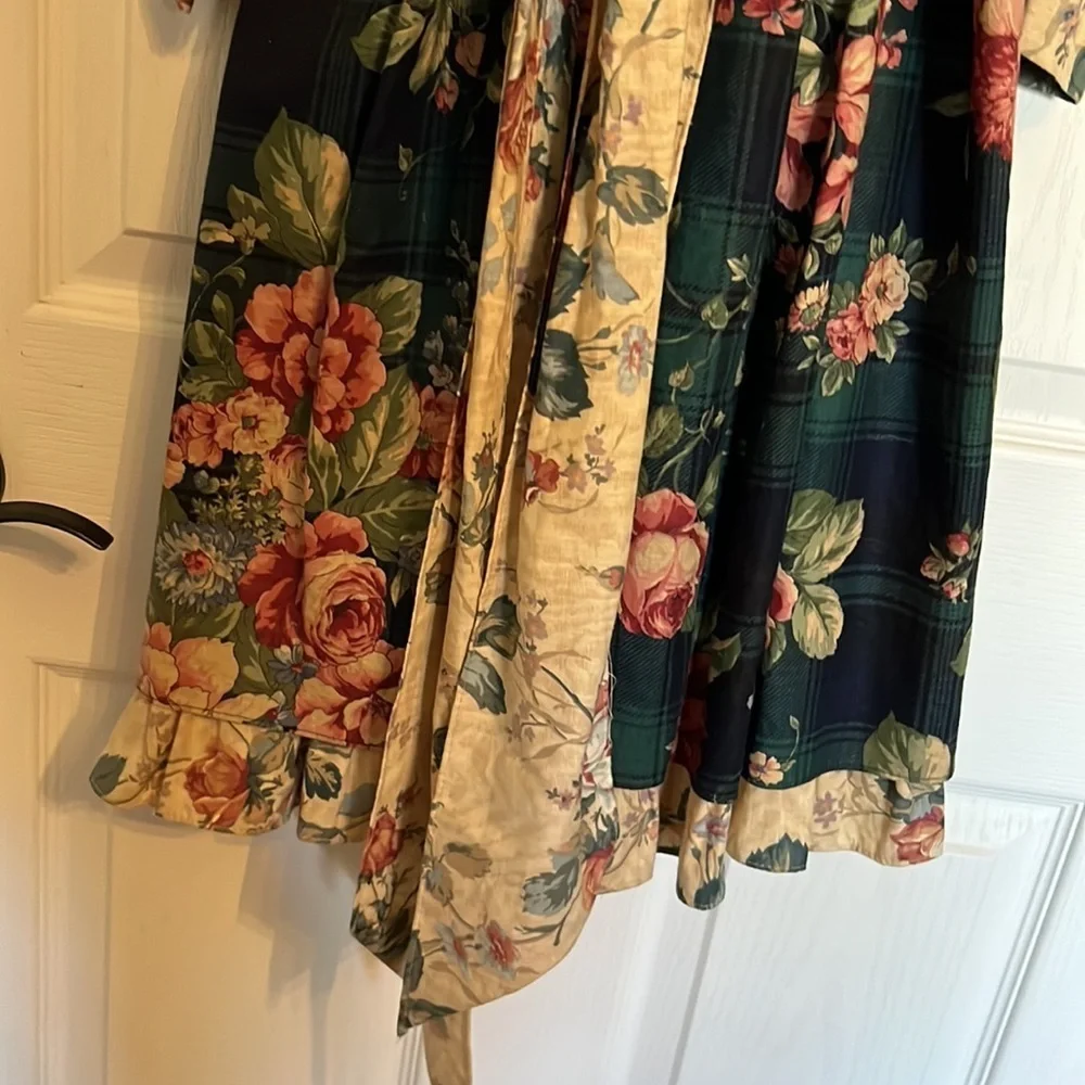 Jinelle girls vintage holiday dress . Lace collar ruffle sash sz8